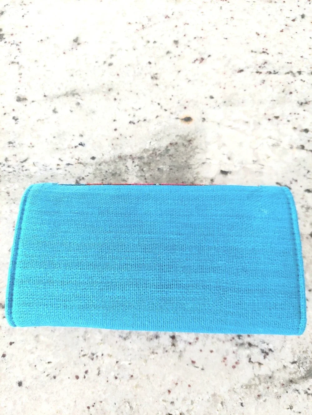 Changnoi Blue Hmong Embroidered Wallet NWT